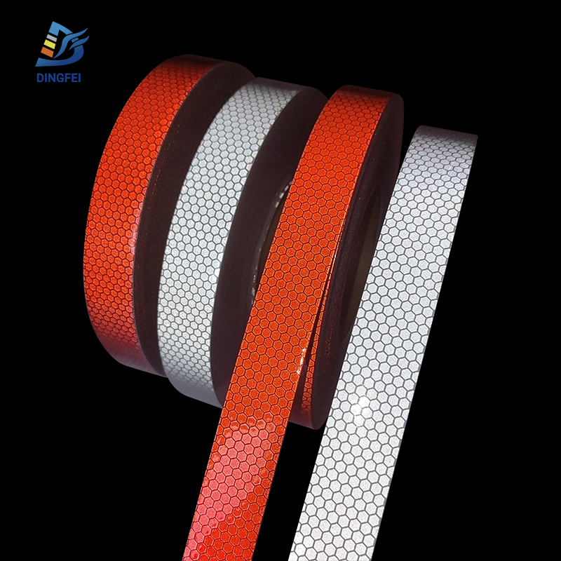 2.5CM Wide High Intensity Prismatic Glass Bead Reflective Tape - 